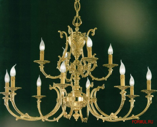 Люстра Possoni Illuminazione 099/8+4 ORO